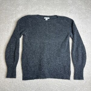 Women's Athleta Small Layover Sweater Ribbed Wool Blend Soft